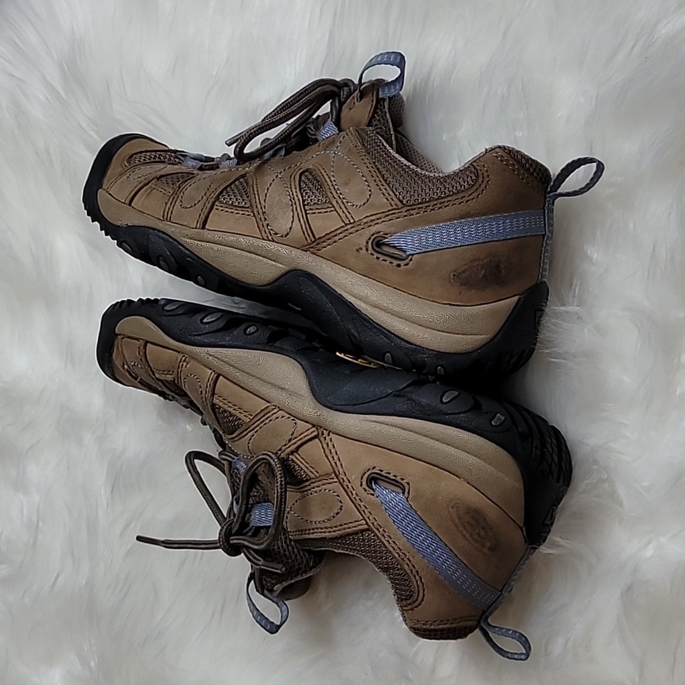 Keen Women’s Hiking Shoes Size 6.5 Brown Trail Outdoor Walking Sneakers - Picture 5 of 10